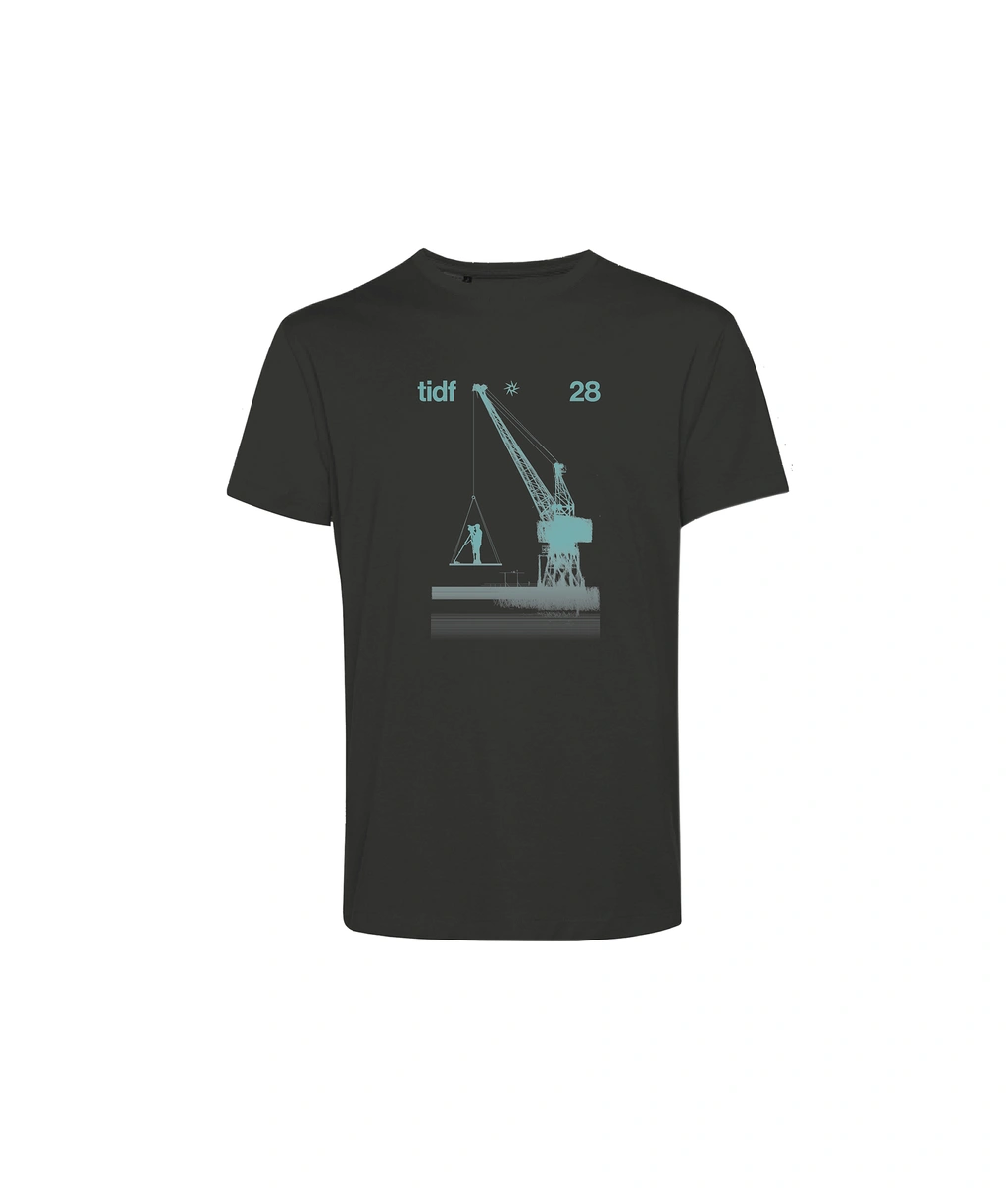 T-shirt 28ο Διεθνές Φεστιβάλ Ντοκιμαντέρ Θεσσαλονίκης Μαύρο