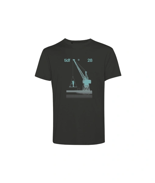 T-shirt 28ο Διεθνές Φεστιβάλ Ντοκιμαντέρ Θεσσαλονίκης Μαύρο