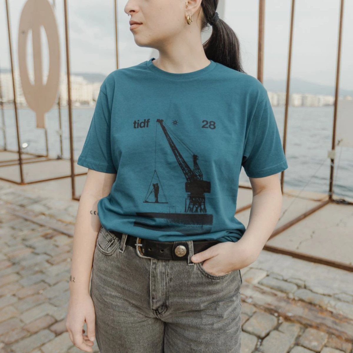 T-Shirt 28o Διεθνές Φεστιβάλ Ντοκιμαντέρ Θεσσαλονίκης Πετρόλ